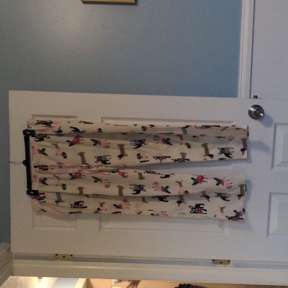 Fleece dog pajama pants